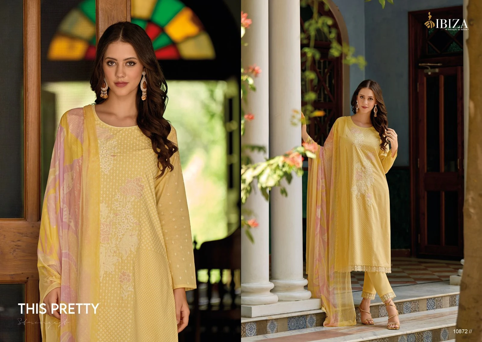 Ibiza Gucci Pure Lawn Cotton Salwar Suit Wholesale Catalog — Wholesale Salwar Suits, Ibiza wholesale from Surat — view 4